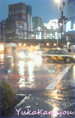 雨の西新宿